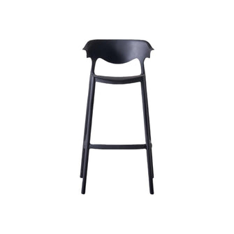 Butaco para Barra Elena, Color Negro, Diseño Moderno X4