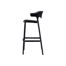 Set de 2 Sillas para Bar Elena, Color Negro, Diseño Moderno