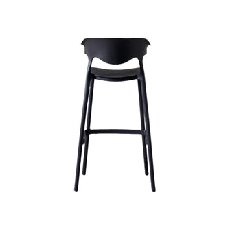 Butaco para Barra Elena, Color Negro, Diseño Moderno X2
