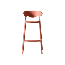 Set de 4 Sillas para Bar Elena, Color Terracota, Diseño Moderno