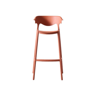 Butaco para Barra Elena, Color Terracota, Diseño Moderno