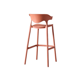 Butaco para Barra Elena, Color Terracota, Diseño Moderno