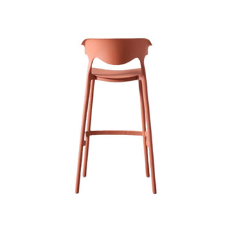 Butaco para Barra Elena, Color Terracota, Diseño Moderno