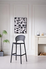 Silla para Bar Paraiso, Color Negro, Diseño moderno X2