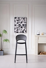 Silla para Bar Paraiso, Color Negro, Diseño moderno X2