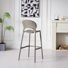 Silla para Bar Paraíso, Color Taupe, Diseño Moderno