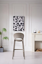 Silla para Bar Paraiso, Color Taupe, Diseño moderno X2