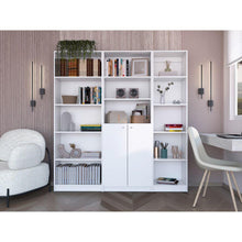 Combo de Bibliotecas Home Eco, Blanco Incluye Tres Bibliotecas