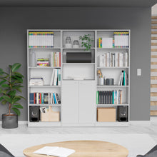 Combo de Bibliotecas Home Eco, Blanco Incluye Tres Bibliotecas