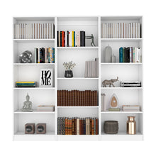 Combo de Bibliotecas Home, Blanco Incluye Tres Bibliotecas - VIRTUAL MUEBLES