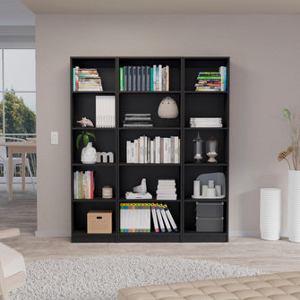 Combo de Bibliotecas Home, Wengue Incluye Tres Bibliotecas