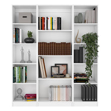 Combo de Bibliotecas Home, Blanco Incluye Tres Bibliotecas - VIRTUAL MUEBLES