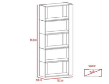 Combo Para Sala Capri, Incluye Biblioteca Cubo Y Mesa De Centro.