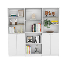 Combo de Bibliotecas Home, Blanco Incluye Tres Bibliotecas - VIRTUAL MUEBLES