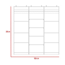 Combo de Bibliotecas Home, Blanco Incluye Tres Bibliotecas sin puertas y Tres Complementos