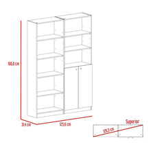 Combo de Bibliotecas Home, Blanco, Incluye Dos Bibliotecas