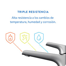 Combo Lavamanos Ganet, Nogal Europeo y Capri, Incluye Lavamanos en Porcelana Sanitaria y Grifería