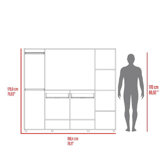 Closet Jakob, Bardolino y Blanco, Para TV de 46"