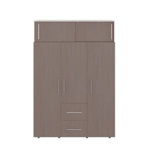 Closet Montano 160, Positano y Blanco, Con Tres Puertas