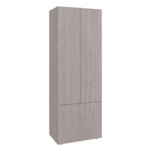 Closet Beico II, Positano y Blanco Duqueza, Con tres puertas abatibles y cuatro entrepaños