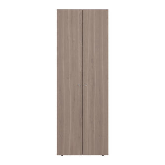 Closet Beico, Bardolino y Blanco Duqueza, con dos Puertas Abatibles y cuatro entrepaños