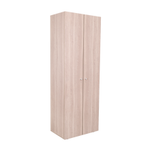 Closet Beico, Positano y Blanco Duqueza, Con Dos Puertas Abatibles y Cuatro Entrepaños
