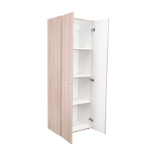 Closet Beico, Positano y Blanco Duqueza, Con Dos Puertas Abatibles y Cuatro Entrepaños