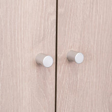 Closet Beico, Positano y Blanco Duqueza, Con Dos Puertas Abatibles y Un Tubo Cromado