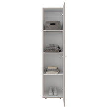 Closet Alma, Bardolino Y Blanco, Una puerta abatible y entrepaños para guardar ropa ZF