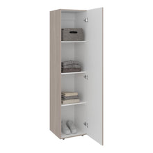 Closet Alma, Bardolino Y Blanco, Una puerta abatible y entrepaños para guardar ropa ZF