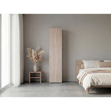 Closet Alma, Bardolino Y Blanco, Una puerta abatible y entrepaños para guardar ropa ZF
