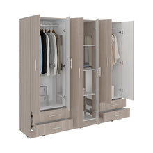 Closet Petunia, Bardolino y Blanco, con cuatro organizadores