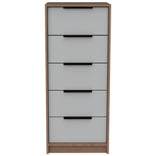 Organizador Wesley, Blanco y Miel, con Cinco Cajones  ZF