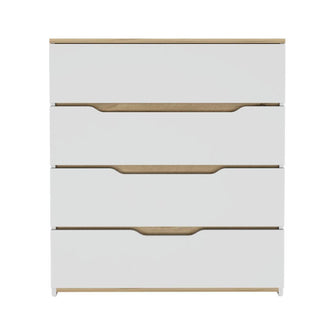 Organizador Zory, Blanco y Café Claro, con Tres Cajones ZF X2