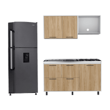 Combo de Cocina Sanpul, Incluye Cocina Integral y Nevera