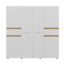 Closet Grande Imperial 200x200 Blanco y Fresno Europeo