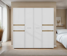 Closet Grande Imperial 200x200 Blanco y Fresno Europeo