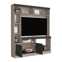 Mesa Para Tv Roy, Bardolino y Wengue, con Espacio Para Televisor de 55 Pulgadas