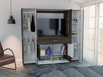 Closet Jakob, Chocolate y Blanco, Para TV de 46"