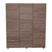 Closet Light, Chocolate y Blanco, con Dos Cajones Organizadores y Entrepaño Diseñado Para Los Zapatos