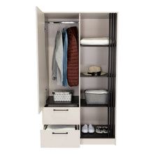 Combo para Habitación Jaspe, Incluye Closet y Mesa para TV