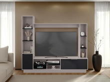 Mesa para Tv Marsel, Capri y Wengue, Para Televisor para 60 Pulgadas