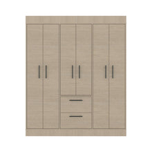 Closet Aura, Cartagena y Wengue, Con 6 Puertas y 2 Cajones