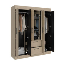 Closet Aura, Cartagena y Wengue, Con 6 Puertas y 2 Cajones