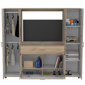 Closet Jakob, Café Claro y Blanco, Para TV de 46"