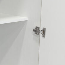 Closet Tera, Café claro y Blanco Vainilla, Dos Puertas Abatibles y Dos Tubos Cromados