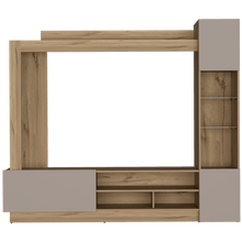 Mesa Para Tv Bayern, Café Claro, con Espacio Para Televisor de Hasta 65 Pulgadas