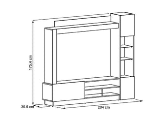 Combo Montello, Incluye Mesa Para TV Y Televisor de 65"