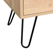 Organizador Concet, Cafe claro y Wengue, con tres cajones