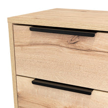 Organizador Concet, Cafe claro y Wengue, con tres cajones